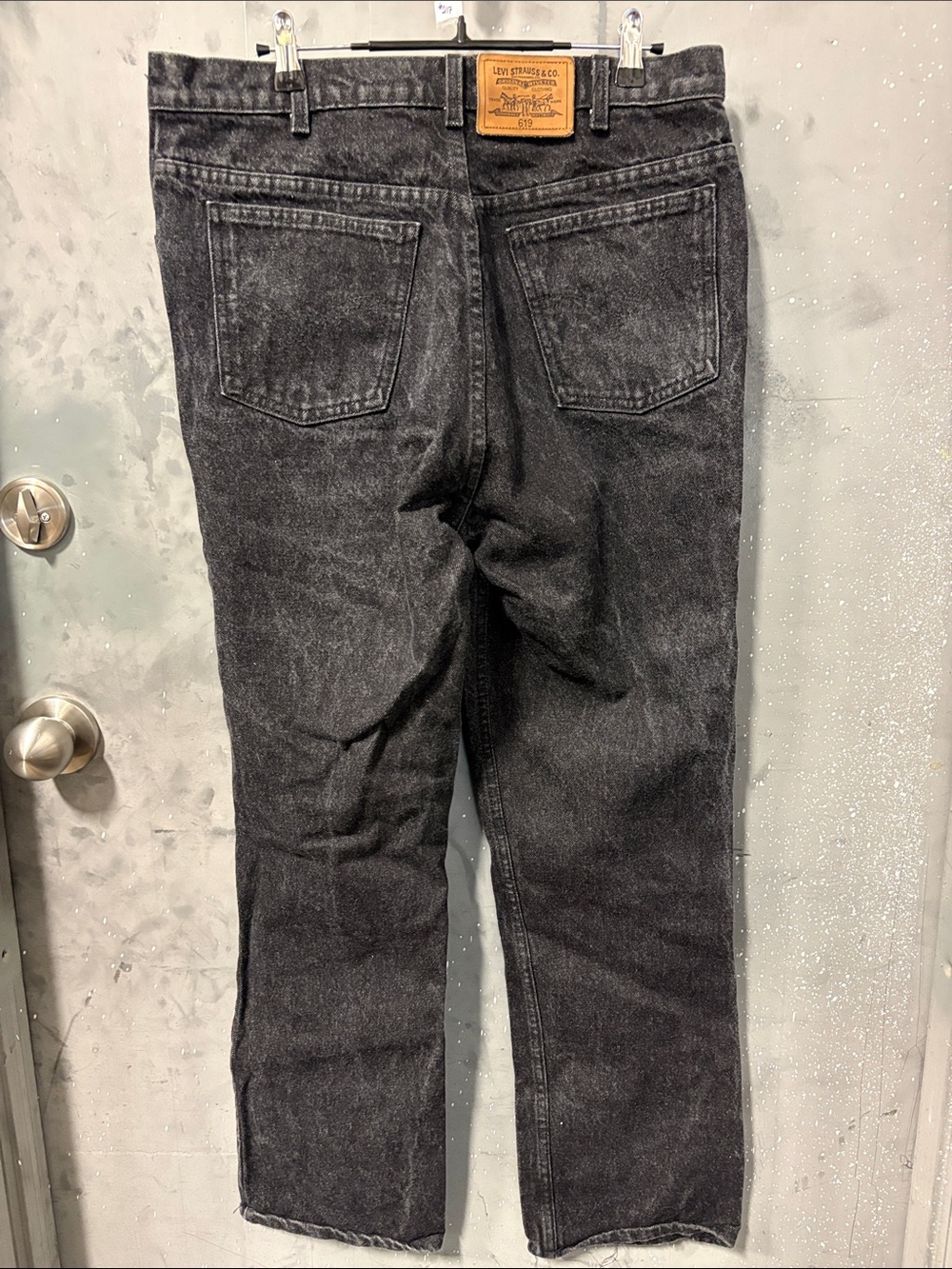 Vintage Levi's Black Washed Straight Leg Jeans  90’s Y2K
